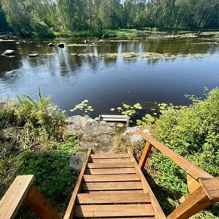 Riverfront Retreat Lohi With Sauna, Rapids & Wild Nature Lomamökit Lasakoski