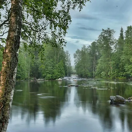 Riverfront Retreat Lohi With Sauna, Rapids & Wild Nature